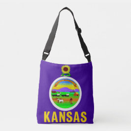 Flaggentasche, Kansas Tragetaschen Mit Langen Trägern