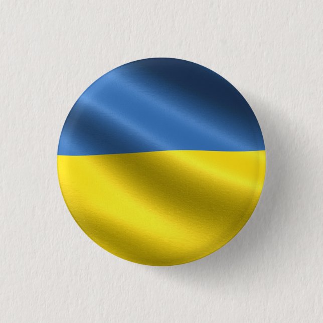 Flaggentaste der Ukraine (Ukrainisch) Button (Vorderseite)