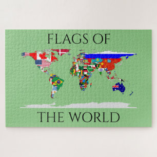 Flaggenwelt Puzzle