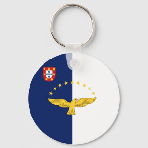 Flaggenzeichen der Azoren Schlüsselanhänger