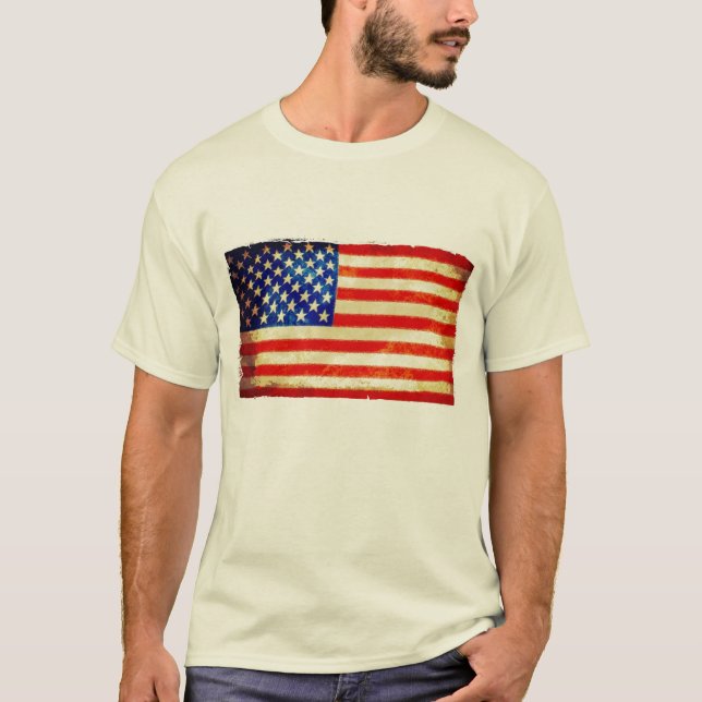 Flagget-shirt Männer T-Shirt (Vorderseite)