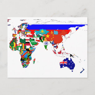 Flaggschiff der Welt Postkarte