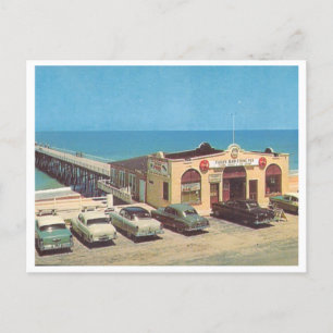 Flagler Beach, Florida Vintager Angeldamm in den 5 Postkarte