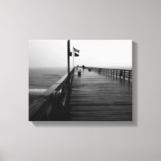 Flagler Beach Pier Foto Canvas Print Leinwanddruck
