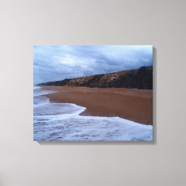 Flagler Beach Shoreline Canvas Print Leinwanddruck (Vorderseite)