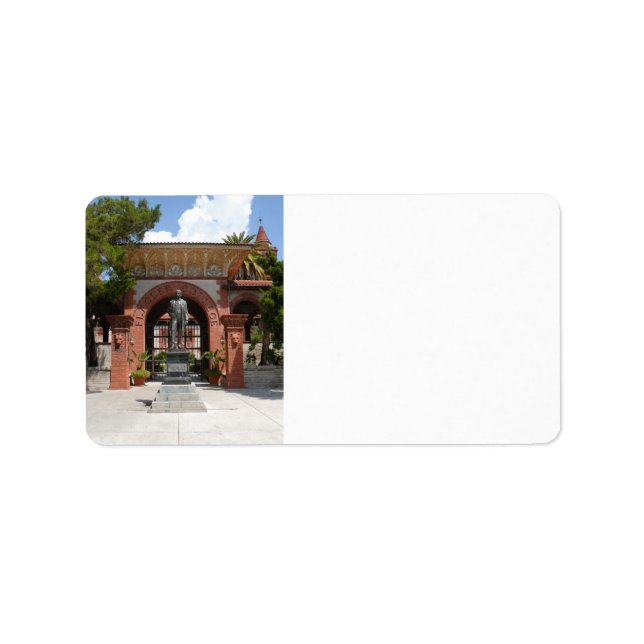 Flagler College Adressaufkleber (Vorne)