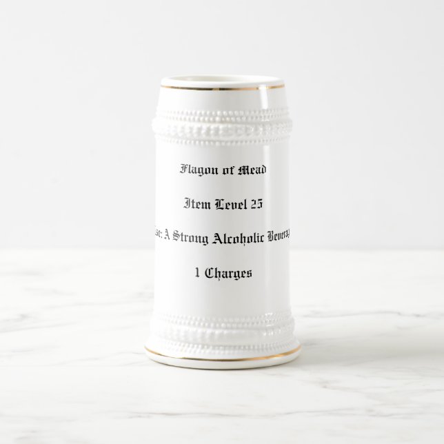 Flagon des Mets Bierglas (Mittel)