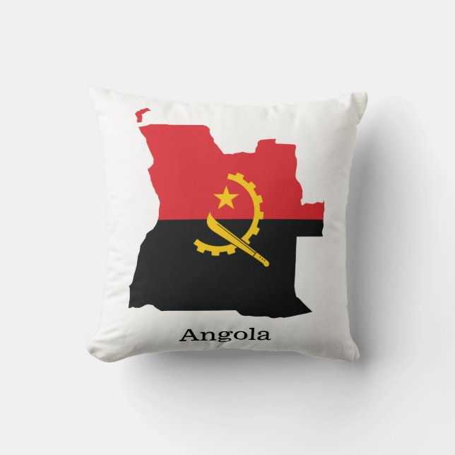 Flags and countries Angola Kissen (Vorderseite)
