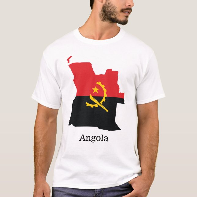 Flags and countries Angola T-Shirt (Vorderseite)