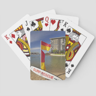 Flags and surf rescue board spielkarten