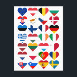 Flags of the European Union Postkarte<br><div class="desc">Flags of the European Union: : Austria,  Belgium,  Bulgaria,  Croatia,  Republic of Cyprus,  Czech Republic,  Denmark,  Estonia,  Finland,  France,  Germany,  Greece,  Hungary,  Ireland,  Italy,  Latvia,  Lithuania,  Luxembourg,  Malta,  Netherlands,  Poland,  Portugal,  Romania,  Slovakia,  Slovenia,  Spain and Sweden.</div>