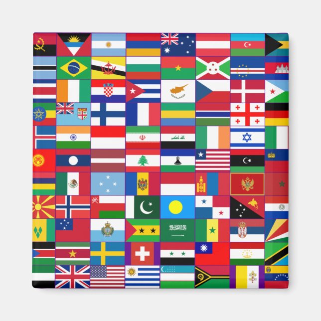 Flags of the world magnet (Vorne)