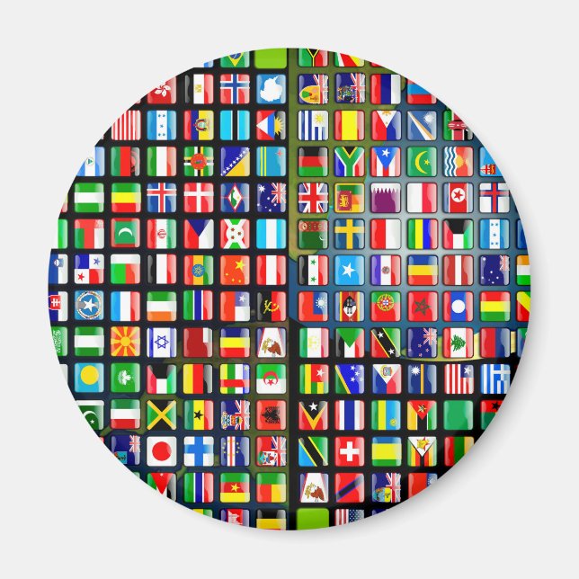 Flags of the world magnet (Vorne)