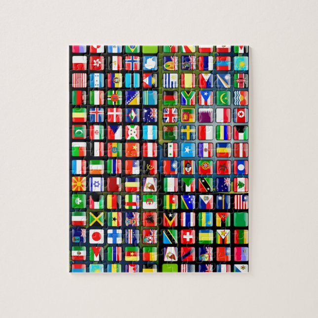 Flags of the world puzzle (Vertikal)