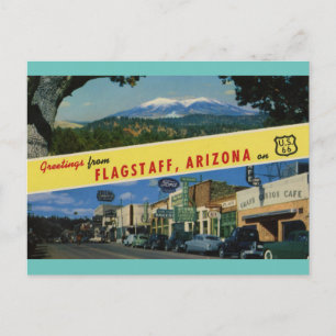 FLAGSTAFF ARIZONA AN DER US-STRASSE 66 POSTKARTE