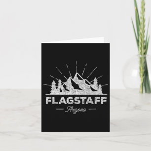 Flagstaff Arizona Az T Shirt Vintages Wandern Retr Karte