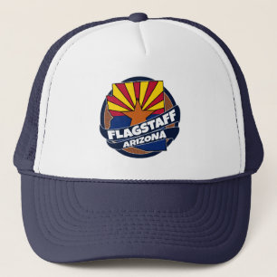Flagstaff Arizona Fahne platzen LKW-Hut Truckerkappe