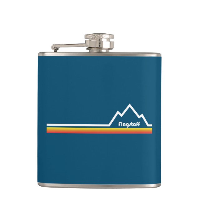 Flagstaff, Arizona Flachmann (Vorderseite)