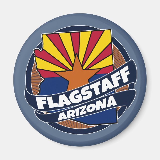 Flagstaff Arizona-Flag-Magnet Magnet (Vorne)