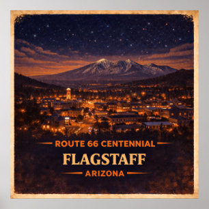Flagstaff Arizona Jahrhundertfeier Poster