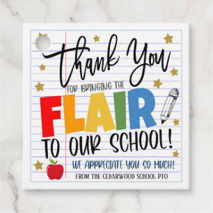 Flair Pen Gift Tag Geschenkanhänger