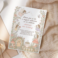 Flairige Florale Feengarten Mädchen Geburtstag