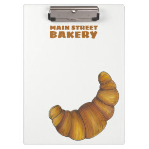 Flaky Buttery Croissant Pastry Maßgeschneiderte Bä Klemmbrett