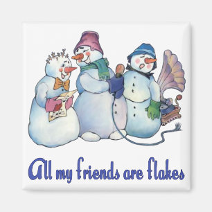 Flaky Friends Magnet