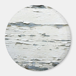 Flaky Paint Large Round Magnet