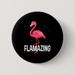 Flamazing Nk Flamingo Neuheit Flamingo Liebhaber L Button