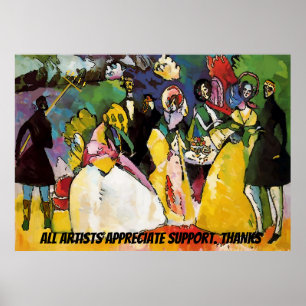 Flambeau: Mardi Gras Party Poster