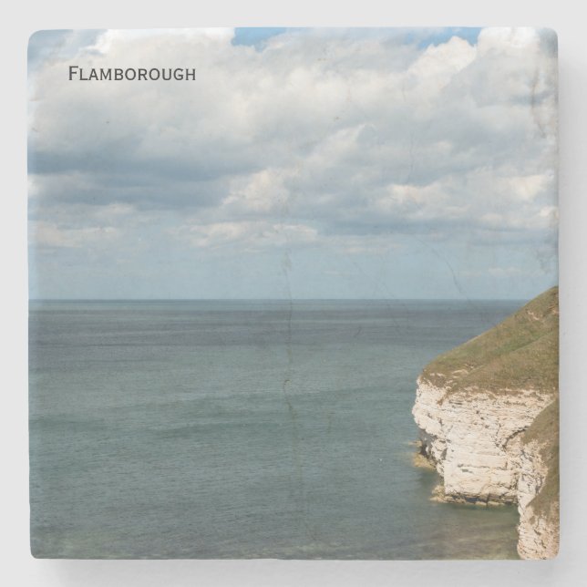 Flamborough Coast Steinuntersetzer (Vorderseite)