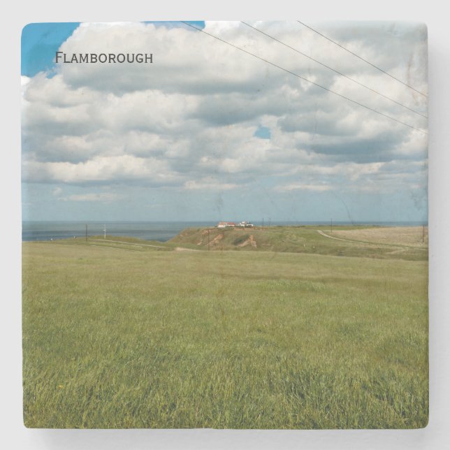 Flamborough Coast Steinuntersetzer (Vorderseite)
