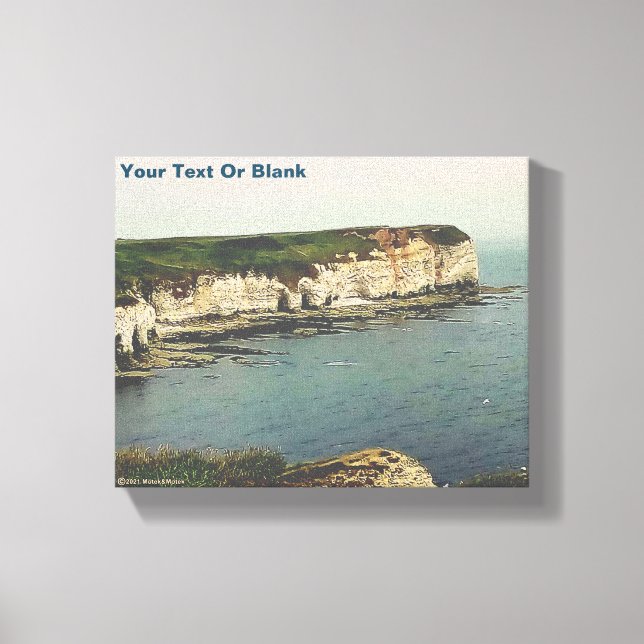 Flamborough Head Chalk Cliffs Leinwanddruck (Vorderseite)