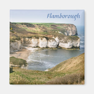Flamborough im Ostyorkshire-Andenken-Foto Magnet