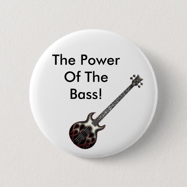 Flame_Bass, der Power des Basses! Button (Vorderseite)