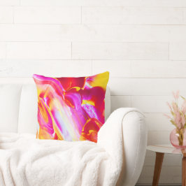 Flame - Helle Orange und Gelb Kissen