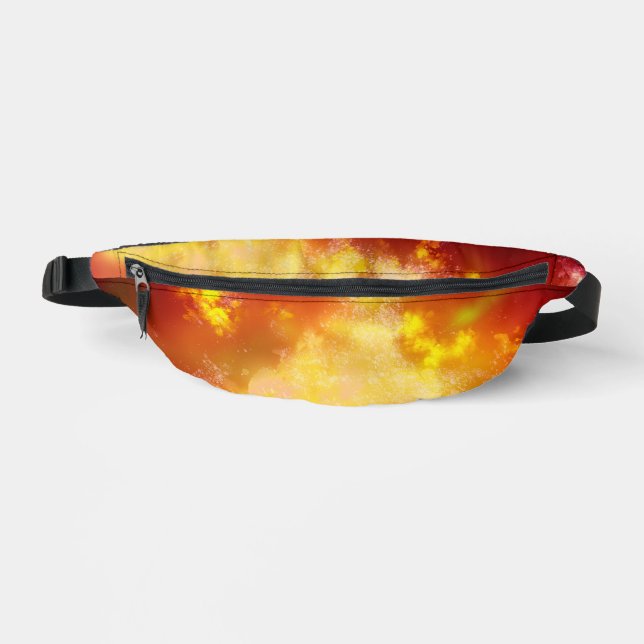 Flame Night Sky Bauchtasche (Vorderseite)