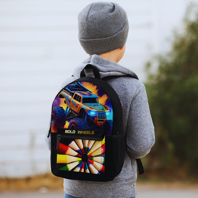Flame Racer Backpack Bedruckter Rucksack (Von Creator hochgeladen)