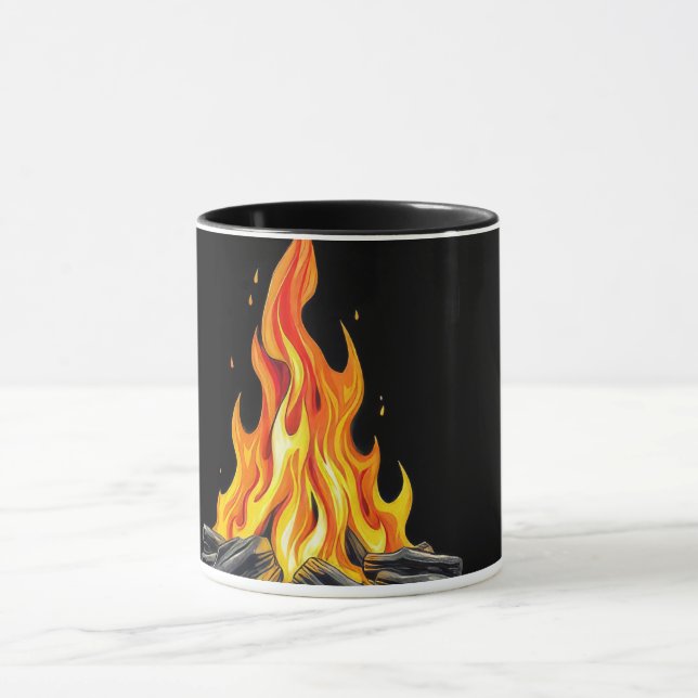 Flame-Tasse Tasse (Zentrum)