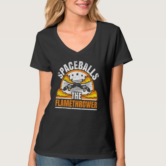 Flame Thrower   Flamethrower Hot Burn T-Shirt (Vorderseite)