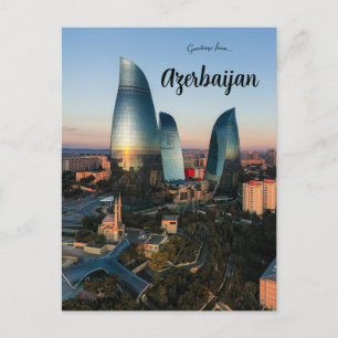 Flame Towers Baku Aserbaidschan Postkarte