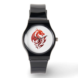 Flameborn Dargon Pakt Logo Armbanduhr