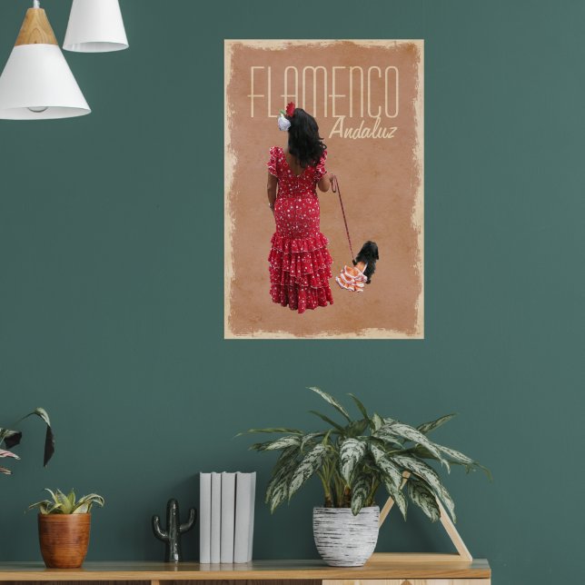 Flamenco Andaluz Poster (Wohnzimmer 1)