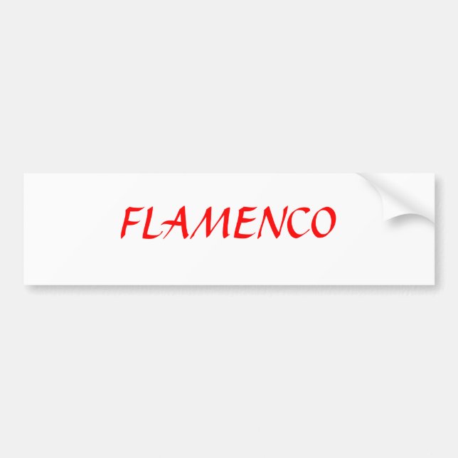FLAMENCO AUTOAUFKLEBER (Vorne)