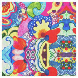 Flamenco-Blumen Stoff