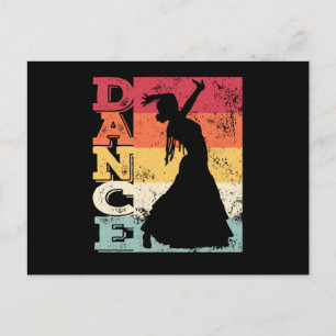 Flamenco Dancer Flamenco Dance Flamenco Dress Postkarte