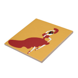 Flamenco Dancer Fliese