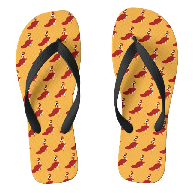 Flamenco Dancer Flip Flops (Fußbett)