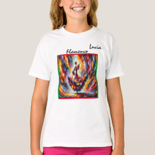 Flamenco Dancer Girl T-Shirt